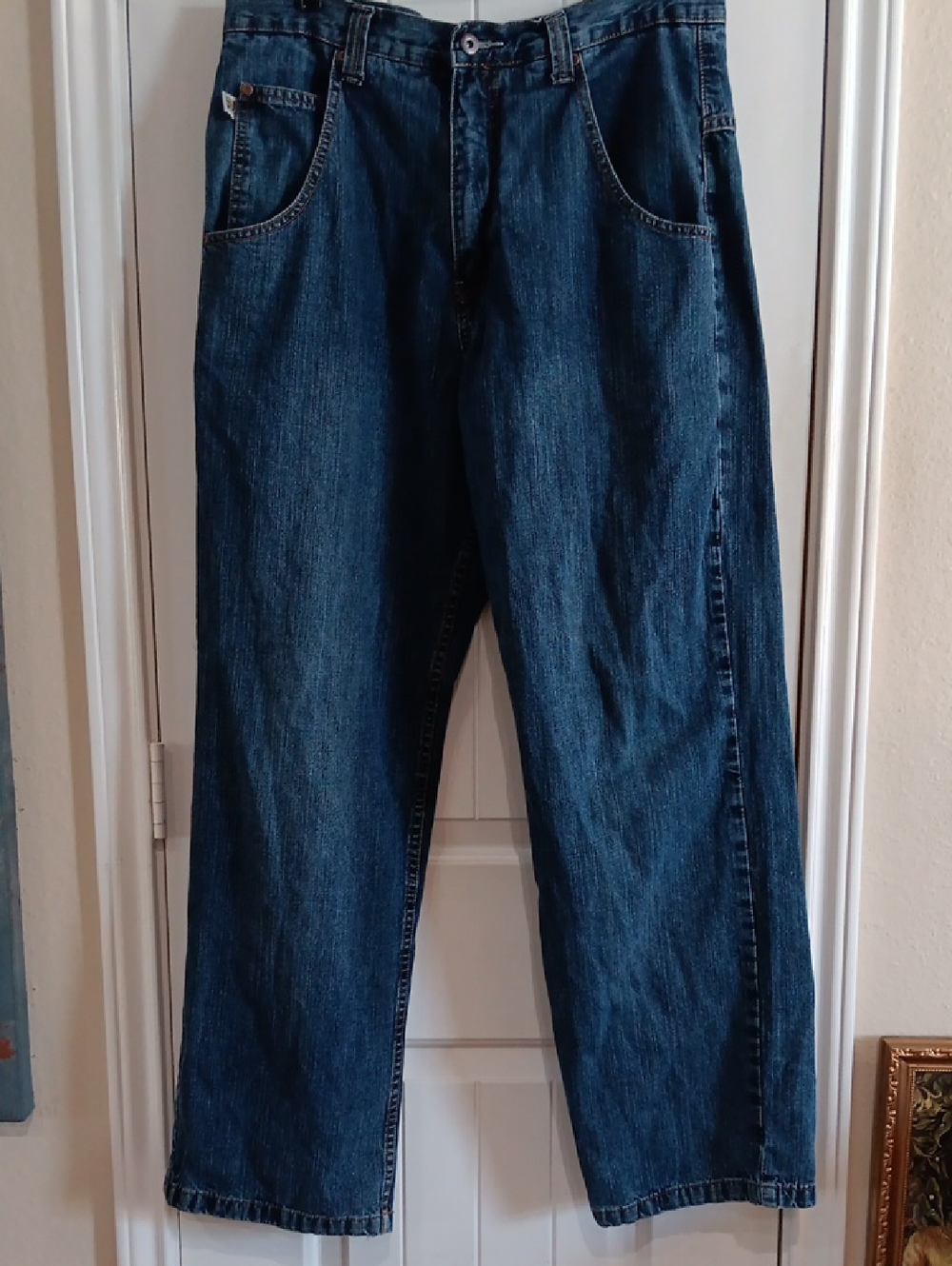 VTG 90s Paco Jeans Wide Leg Baggy Skate Rave Denim 34x32
